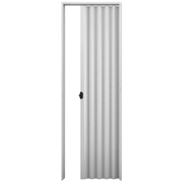 Porta Sanfonada PVC Cinza 2,10x90cm - 921.2 - PLASBIL Imagem de Porta Sanfonada PVC Cinza 2,10x90cm - 921.2 - PLASBIL