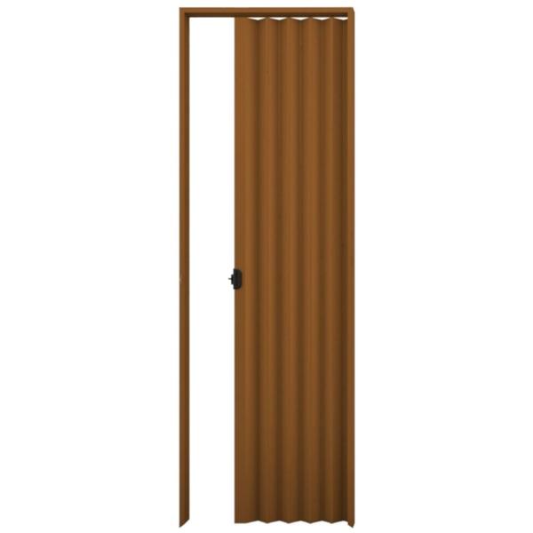 Porta Sanfonada PVC Mogno 2,10x80cm - 821.6 - PLASBIL Imagem de Porta Sanfonada PVC Mogno 2,10x80cm - 821.6 - PLASBIL