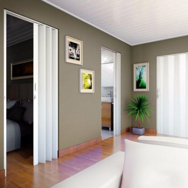 Imagem de Porta Sanfonada PVC Polifort 210 x 70cm