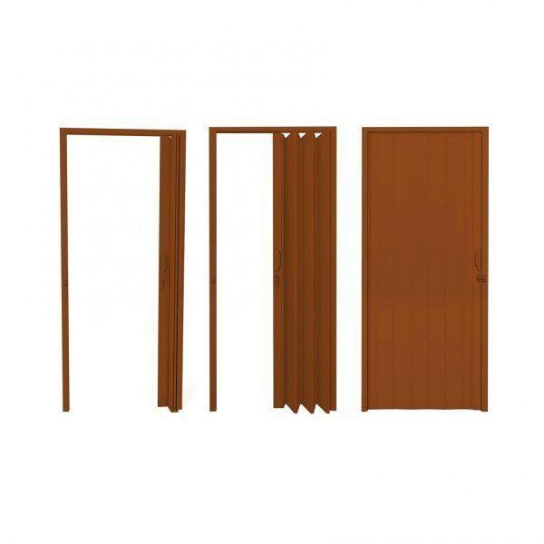 Porta Sanfonada PVC Polifort 210 x 80cm Imagem de Porta Sanfonada PVC Polifort 210 x 80cm