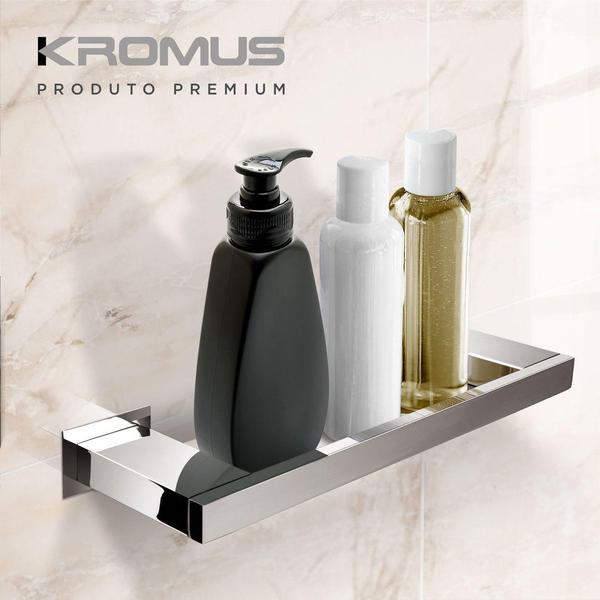 Porta Shampoo Inox - Kromus RT0311 Imagem de Porta Shampoo Inox - Kromus RT0311