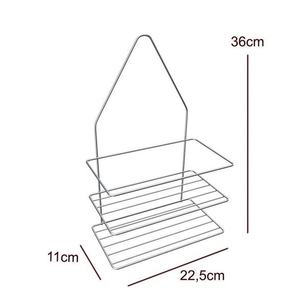 Imagem de Porta Shampoo para Pendurar - Stolf