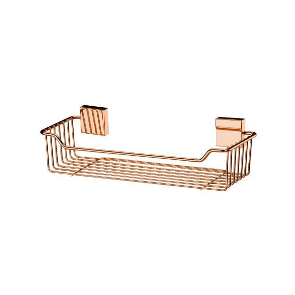 Porta shampoo prateleira banheiro Rose Gold Future 7501RG Imagem de Porta shampoo prateleira banheiro Rose Gold Future 7501RG