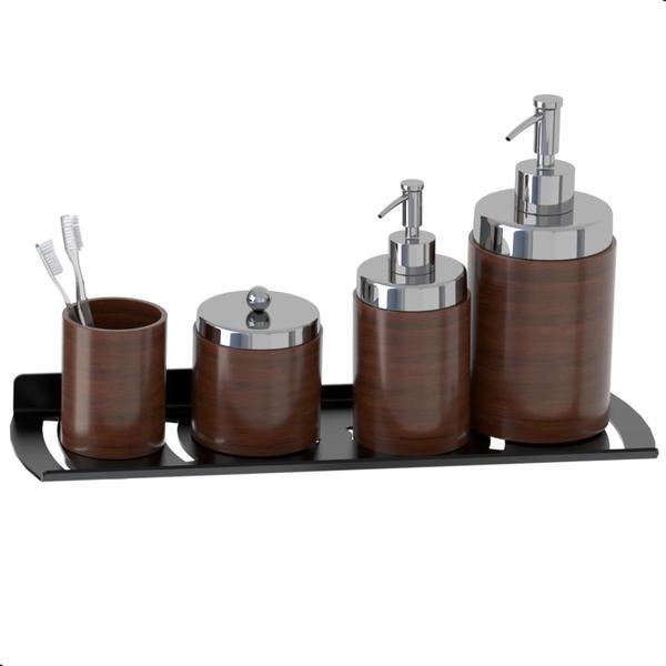 Porta Shampoo Suporte De Parede Banheiro Inox Preto ZMT - Unidas Imagem de Porta Shampoo Suporte De Parede Banheiro Inox Preto ZMT