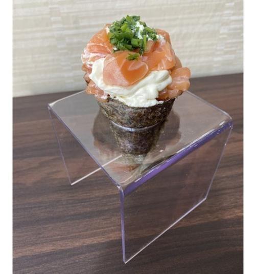 Imagem de Porta Sorvete Casquinha Acrílico Pizza Cone Temaki Doces 1F