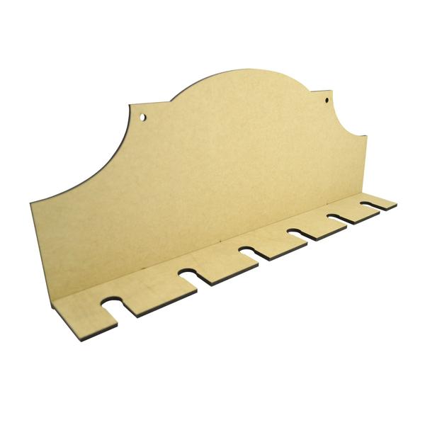 Imagem de Porta Taça 6 Unidade Decoração 60x25 Mdf Madeira