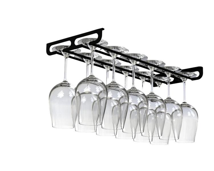 Porta taças com fixação no teto para 12 taças - Adegas Elegance Imagem de Porta taças com fixação no teto para 12 taças