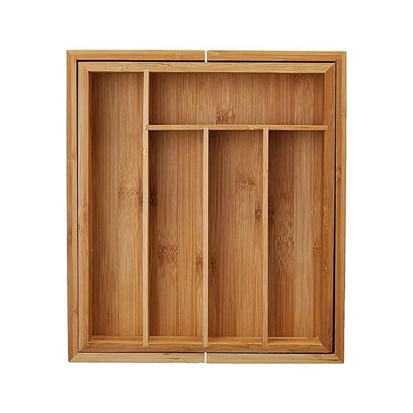 Imagem de Porta Talheres Extensivel Ecokitchen Bambu 34cm Mimo Style