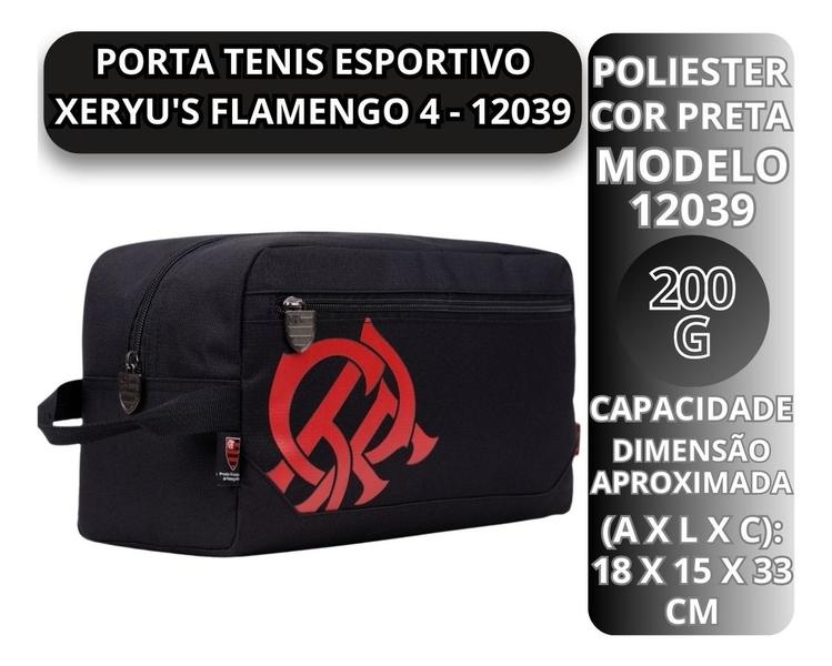 Porta Tênis Esportivo Xeryu s Flamengo 4 - 12039 - Xeryus Imagem de Porta Tênis Esportivo Xeryu s Flamengo 4 - 12039