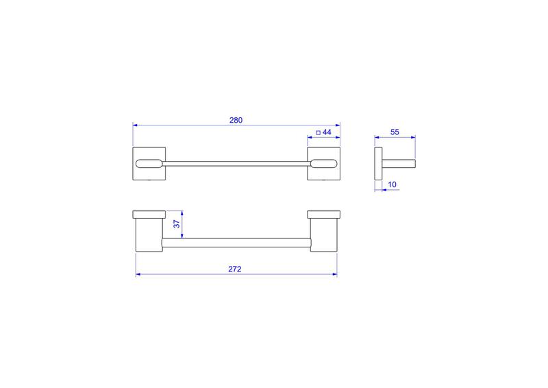 Imagem de Porta Toalha 200mm Polo Cromado - Deca