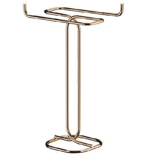 Porta toalha bancada Rose Gold Future 1177RG Toalheiro Lavabo banheiro Imagem de Porta toalha bancada Rose Gold Future 1177RG Toalheiro Lavabo banheiro