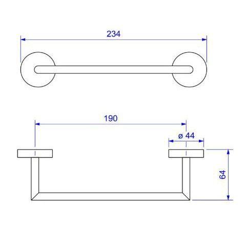 Imagem de Porta Toalha Disco 20cm  2040 C 020 Dsc Cromado - Deca