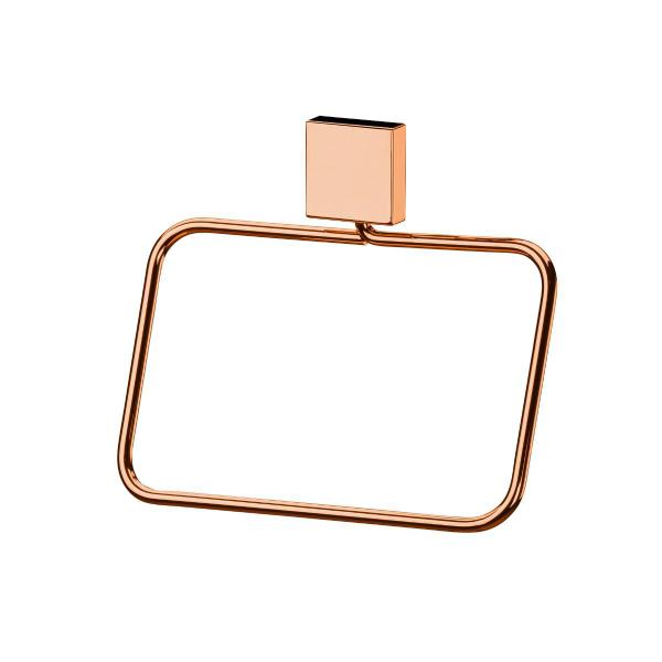 Imagem de Porta toalha rose gold Toalheiro Argola lavabo Future 7507RG