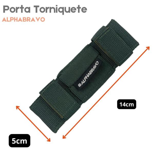 Imagem de Porta Torniquete Tático Modular Cordura Horizontal Elástico Case Suporte