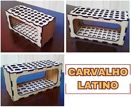 Imagem de Porta Treco Organizador De Mesa Escritório Caneta Lapis -mdf