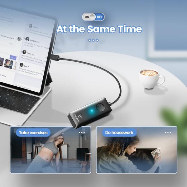 Porta USB Mouse Jiggler Vaydeer FM3011, sem driver Imagem de Porta USB Mouse Jiggler Vaydeer FM3011, sem driver