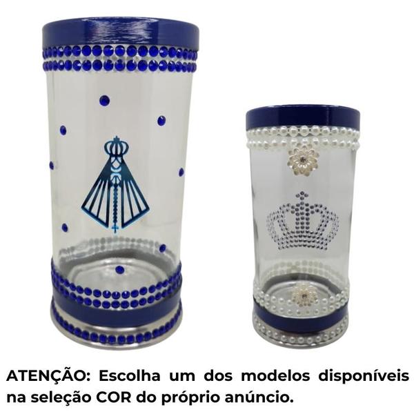 Porta Vela 7 Dias 18 cm Nossa Senhora Aparecida - Selecione - Bialluz Imagem de Porta Vela 7 Dias 18 cm Nossa Senhora Aparecida - Selecione