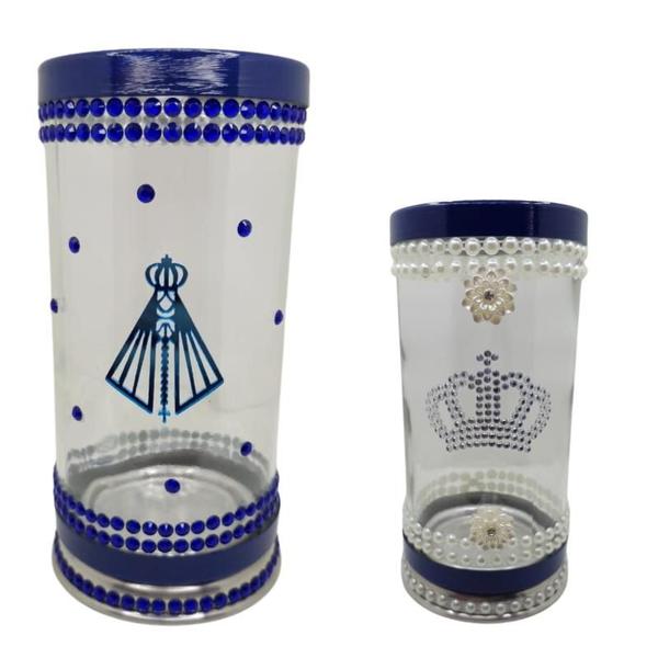 Porta Vela 7 Dias 18 cm Nossa Senhora Aparecida - Selecione - Bialluz Imagem de Porta Vela 7 Dias 18 cm Nossa Senhora Aparecida - Selecione