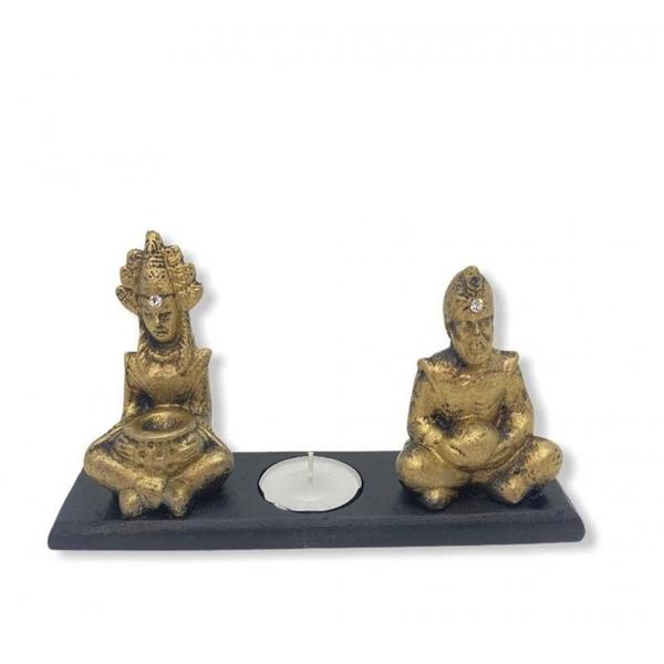Porta Vela Proteção E Sorte 18X10Cm Resina- Escolha O Modelo - Bialluz Imagem de Porta Vela Proteção E Sorte 18X10Cm Resina- Escolha O Modelo
