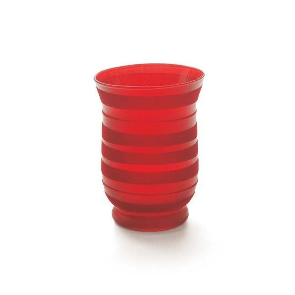 Porta Velas Em Vidro Porta Vela Vermelho 15 x 11 cm Vermelho - Cromus Imagem de Porta Velas Em Vidro Porta Vela Vermelho 15 x 11 cm Vermelho