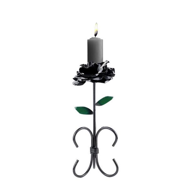 Imagem de Porta Velas Votiva E Palito Rosa Metal 30Cm - Escolha A Cor