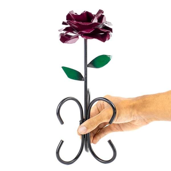 Imagem de Porta Velas Votiva E Palito Rosa Metal 30Cm - Escolha A Cor