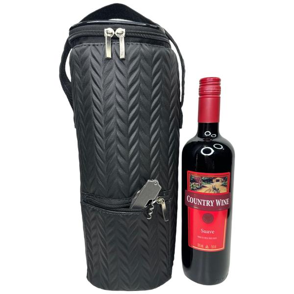 Imagem de Porta Vinho Térmica Wine Bag 1 Garrafa Luxo Pronta Entrega Lançamento Reforçada - Várias Cores - PV1