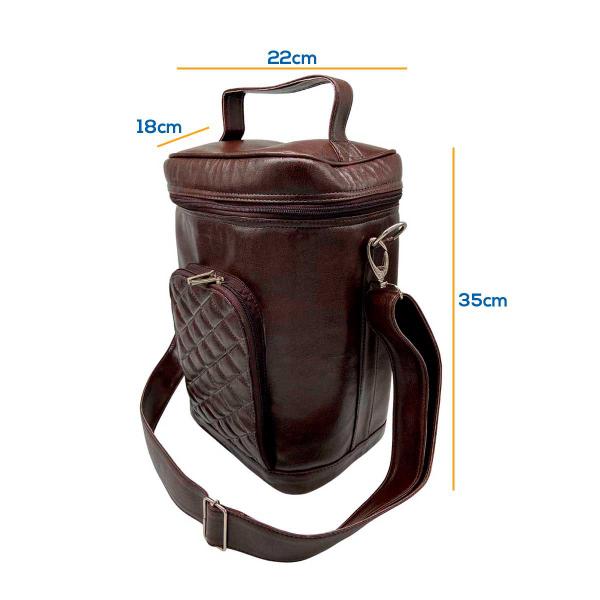 Porta Vinho Wine Bag Porta Garrafa De Vinho Térmica Sintético Premium 4 Divisões - Baitashop Imagem de Porta Vinho Wine Bag Porta Garrafa De Vinho Térmica Sintético Premium 4 Divisões