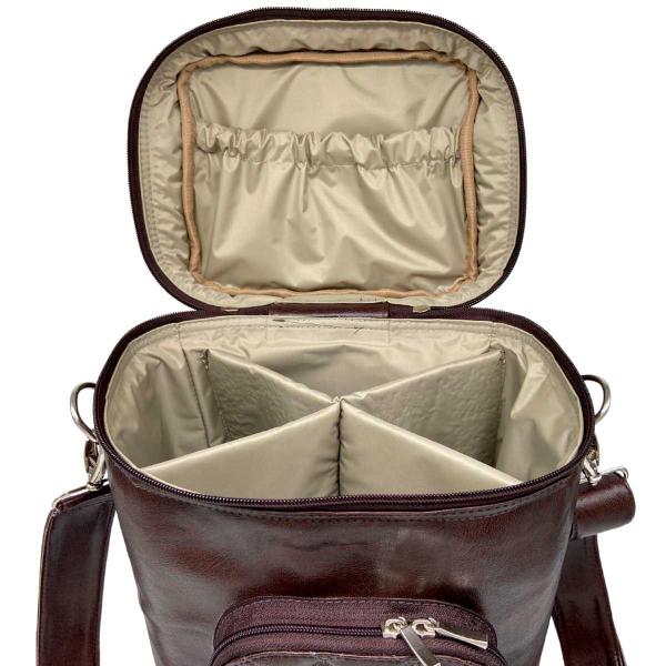 Porta Vinho Wine Bag Porta Garrafa De Vinho Térmica Sintético Premium 4 Divisões - Baitashop Imagem de Porta Vinho Wine Bag Porta Garrafa De Vinho Térmica Sintético Premium 4 Divisões