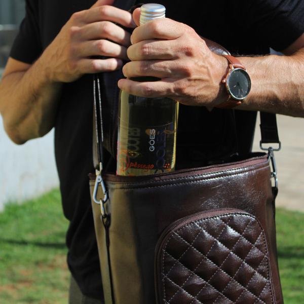 Porta Vinho Wine Bag Porta Garrafa De Vinho Térmica Sintético Premium 4 Divisões - Baitashop Imagem de Porta Vinho Wine Bag Porta Garrafa De Vinho Térmica Sintético Premium 4 Divisões