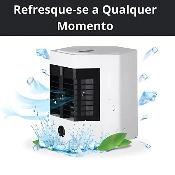 Imagem de Portabilidade E Eficácia: Mini Ventilador Climatizador