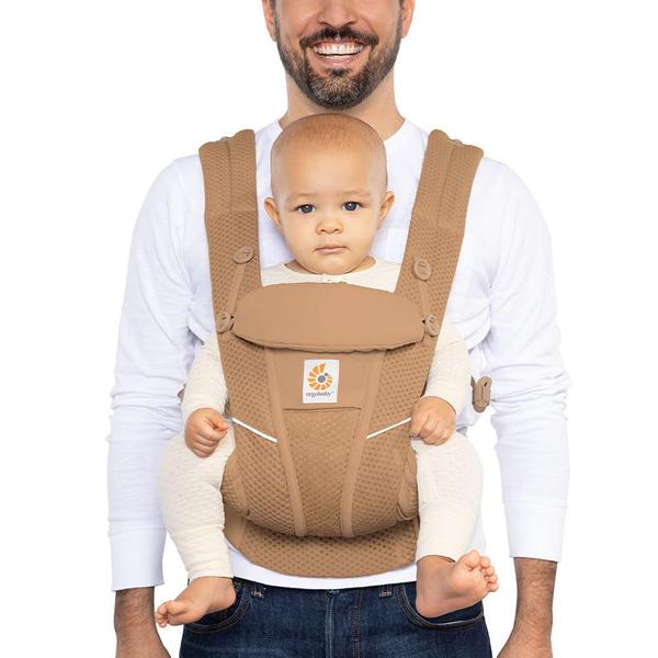 Imagem de Portador de bebê Ergobaby Omni Breeze Respirable Mesh Camel