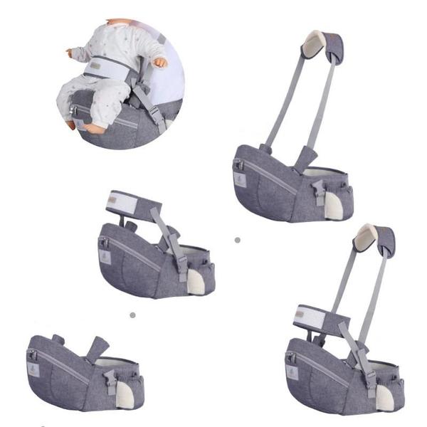 Imagem de Portador de Bebê Ergonômico Infantil - Assento de Quadril e Cintura