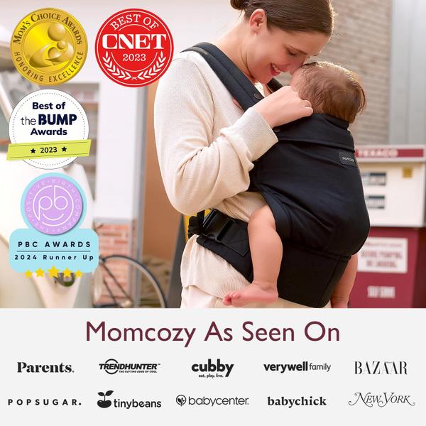 Imagem de Portador de bebê Momcozy Newborn to Toddler 3 em 1 preto