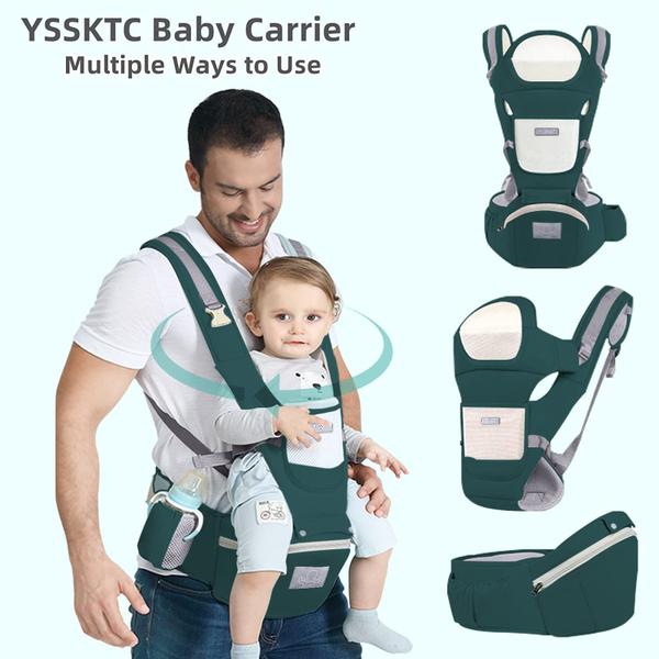 Imagem de Portador de bebê YSSKTC ergonômico com assento de quadril 3-36 meses 3,2-20,4 kg