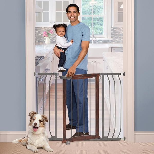 Imagem de Portão decorativo Walk-Thru Pet and Baby Gate Summer da Ingenuity