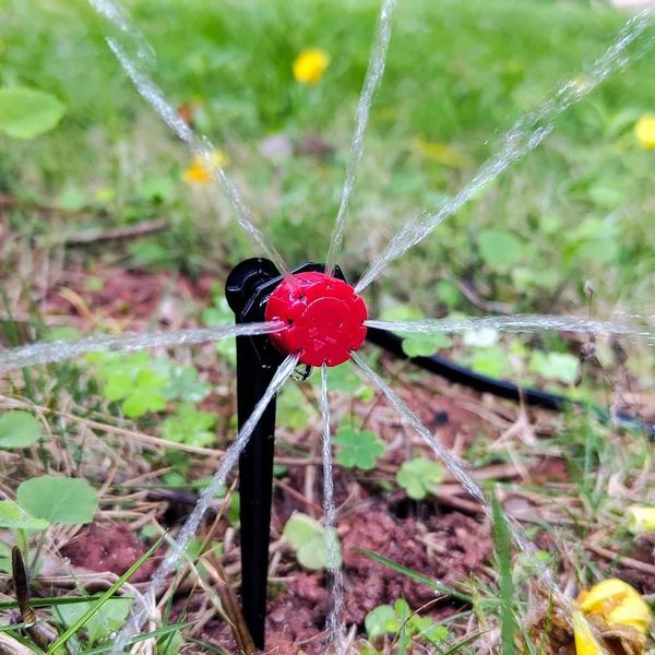 Imagem de Portátil 20m Micro Sistema De Irrigação Por Gotejamento Gotejadores Ajustáveis Kits De Rega De