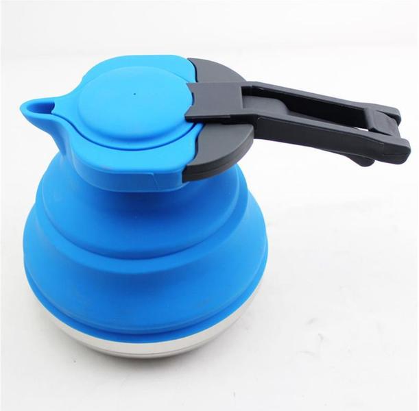 Imagem de Portátil dobrável água de silicone pote de água ao ar livre Camping Viajando Cozinha Ferramentas de Chá Café Chaleira Chaleiras Elétricas