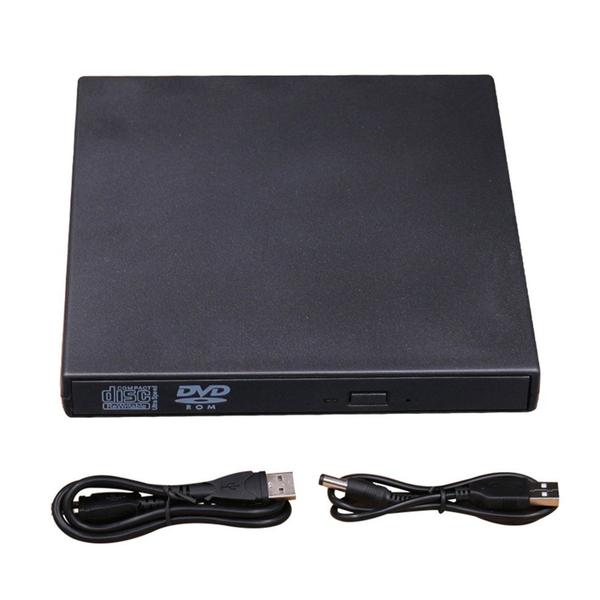 Imagem de Portátil Transportar e Reproduzir Externo USB 2.0 Drive Burner DVD Re