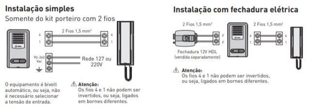 Imagem de Porteiro Eletrônico HDL F8-SN Bivolt C/ Interfone Branco