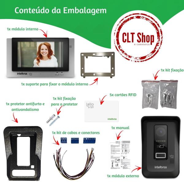 Porteiro Eletrônico Interfone com Wifi Camera e Protetor - Intelbras Imagem de Porteiro Eletrônico Interfone com Wifi Camera e Protetor