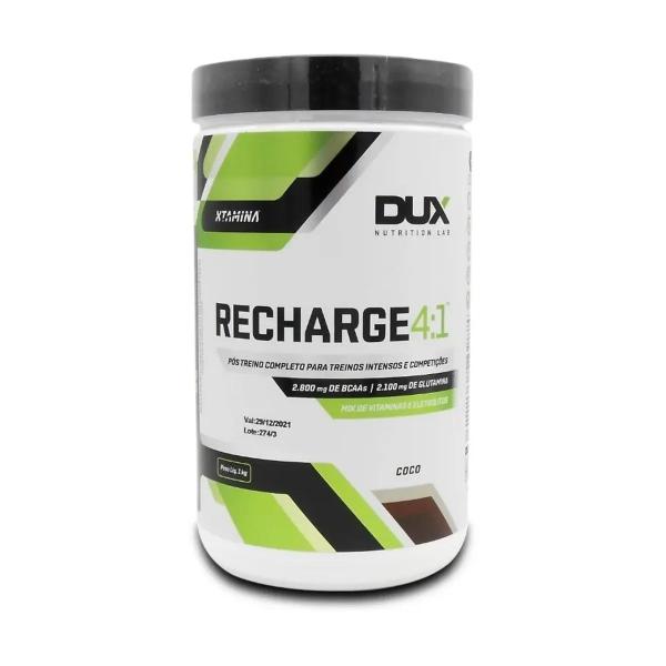Pós-treino recharge 4:1 dux - 1kg - coco - DUX NUTRITION Imagem de Pós-treino recharge 4:1 dux - 1kg - coco