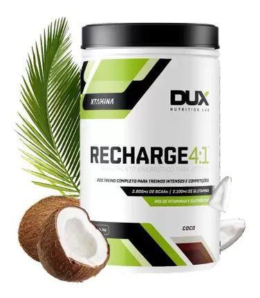 Pós-treino recharge 4:1 dux - 1kg - coco - DUX NUTRITION Imagem de Pós-treino recharge 4:1 dux - 1kg - coco