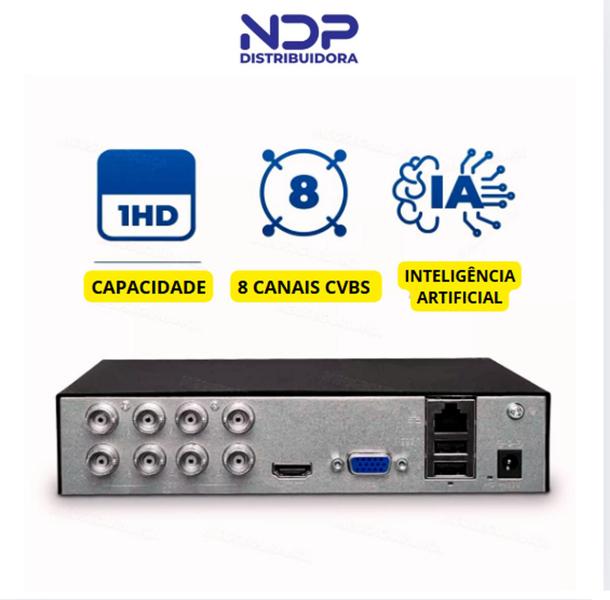 Imagem de Positivo gravador digital de vídeo, capacidade 1 hdd sata, 8 canais analógicos - pst-xvr-1018-f