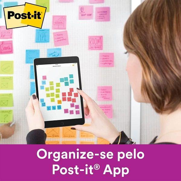 Imagem de POST-IT Damasco 76MM X 76MM 3M Notas Adesivas 90 Folhas