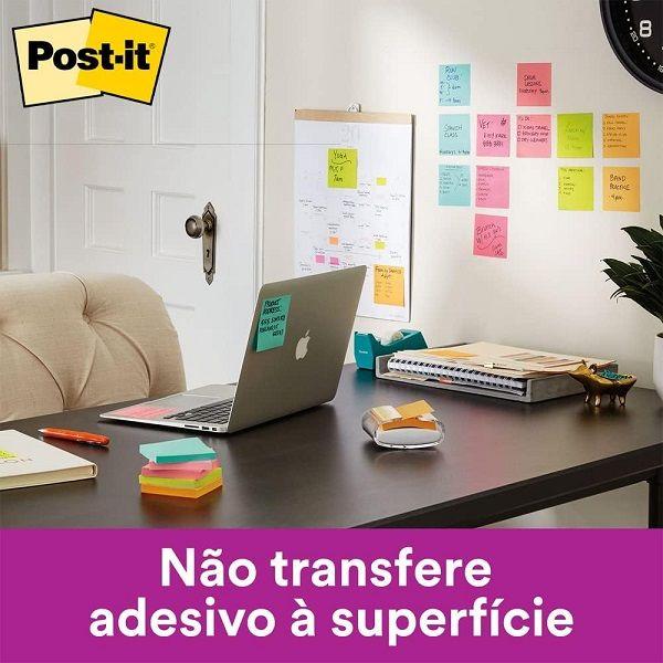 Imagem de POST-IT Damasco 76MM X 76MM 3M Notas Adesivas 90 Folhas