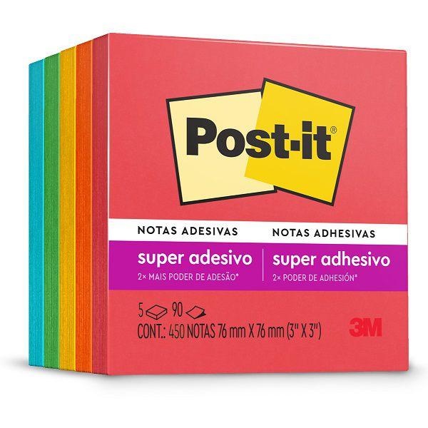 Imagem de POST-IT Diversao 76MM X 76MM 5 Blocos de 90 Folhas 3M