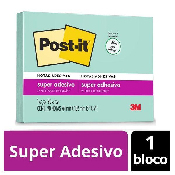 Imagem de POST-IT Menta 76MM X 102MM 90 Folhas 3M