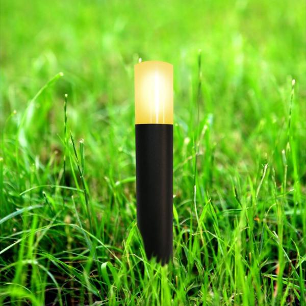 Imagem de Poste Balizador Espeto de Jardim Lighstick 2W Preto LED Branco Quente 3000K Bivolt