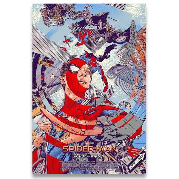 Imagem de Poster 42Cm X 30Cm A3 Brilhante Homem Aranha Spider B4